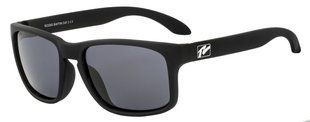 Очки Relax Baffin черные прорезиненные, линза smoke (Polarized TAC 1,1 mm), кат. 3 R2320G фото