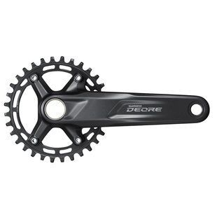 Шатуны Shimano FC-M5100-1 DEORE, встроенная ось, 175мм, 30, 10/11, CL-52мм без каретки EFCM51001EXA0 фото