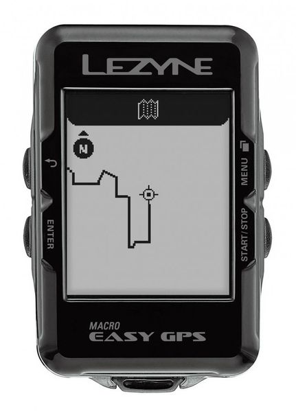 Велокомпьютер Lezyne Macro Easy GPS, черный Y13 4712806 003029 фото