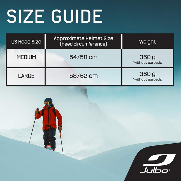 Горнолыжный шлем Julbo 621 M 45 HAL VERT 54/58 JCI621M45 фото