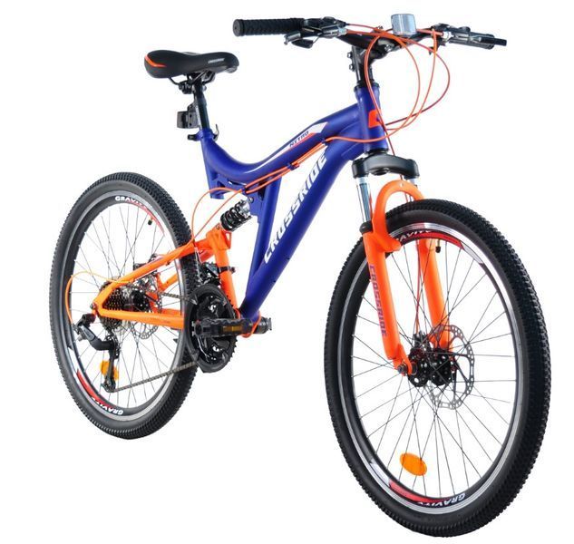 Велосипед Crossride MTB-SUSP. ST NITRO 24", 17", Синий 0212 фото