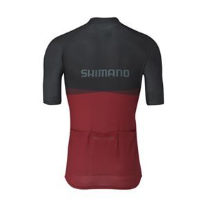 Велоджерси Shimano TEAM, черный/бордовый, XXL ECWJSPSTS21MR0108 фото