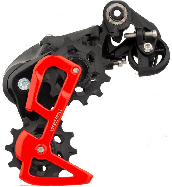 Задній перемикач Sram X01 DH, 7 швидкостей, Short Cage, Red 00.7518.128.000 фото