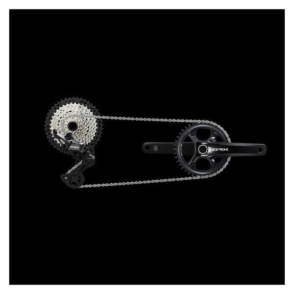 Шатуны Shimano FC-RX820-1 GRX (12Х1) Hollowtech II, 175мм 40т, без каретки IFCRX8201EXB0 фото