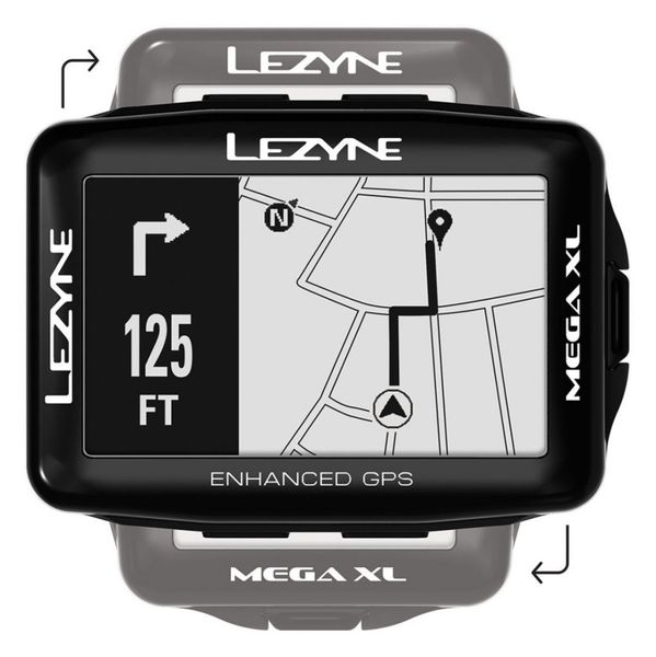 Велокомпьютер Lezyne Mega XL GPS HR/ProSC Loaded, черный Y14 4710582 542787 фото