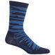 Термошкарпетки Icebreaker Lifestyle Ultra Light Crew Zig Zag Midnight Navy/SEA BLUE L (45-46) 104 217 401 L фото 1