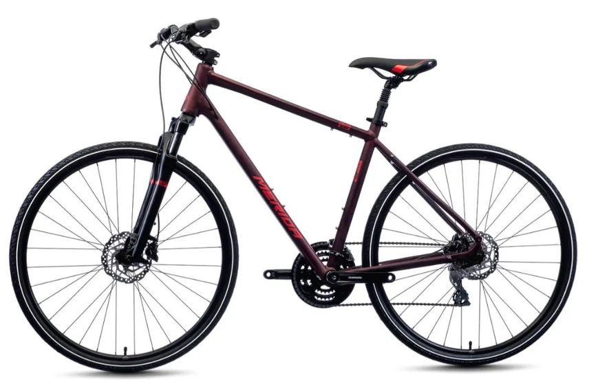 Велосипед MERIDA CROSSWAY 20, S (47) MATT BURGUNDY RED (RED) A62211A 01734 фото