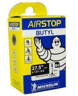 Камера Michelin B4 27.5"x1.90-2.60" (48/62-584), FV, 40мм 3467049 фото
