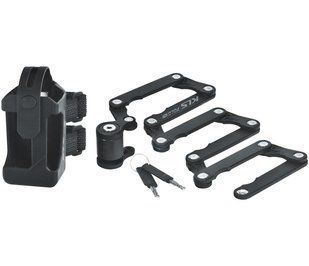 Замок фолдінговий KLS Fold 90, чорний, 3х830мм 8585019357045 фото