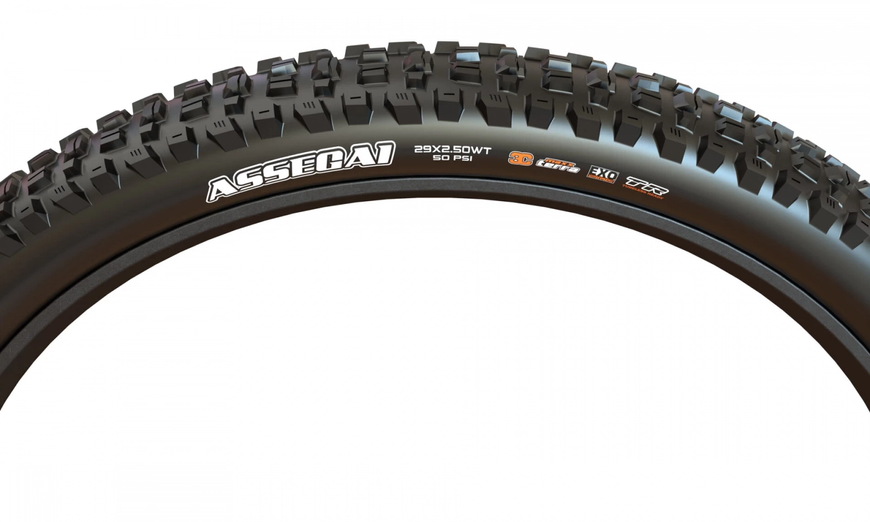 Покришка MAXXIS ASSEGAI 29X2.50WT TPI-60X2 Foldable 3CG/DH/TR ETB00064500 фото