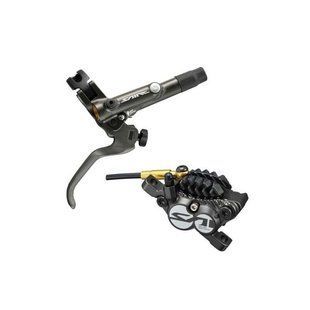 Тормоз гидравлический дисковый Shimano M820 SAINT, задний (правая ручка, 4-поршн калипер, J-kit гидролиния 1700мм) IM820BJRRXNA170 фото