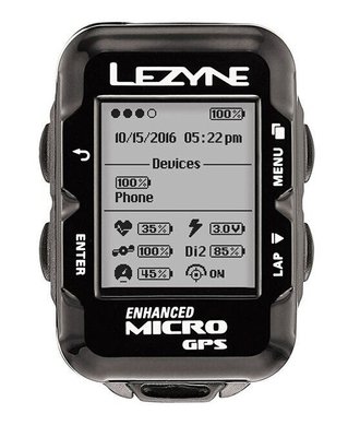Велокомп’ютер Lezyne Micro GPS HR Loaded, чорний Y11 4712805 987283 фото