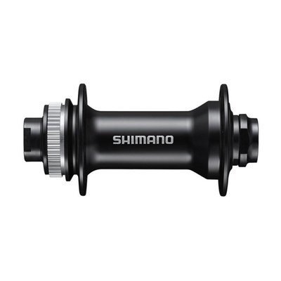 Втулка передня Shimano НВ-MT400-B, 32 H, вісь E-Thru, 110x15мм, CenterLock, чорний EHBMT400BBX фото