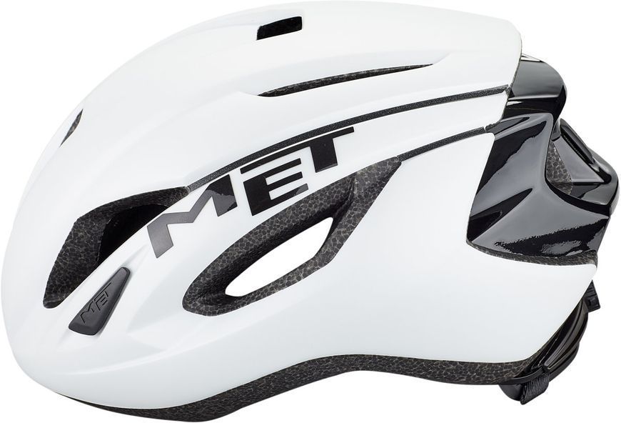 Шолом MET STRALE CE WHITE BLACK | MATT GLOSSY L (59-62) 3HM 107 L0 NB1 фото