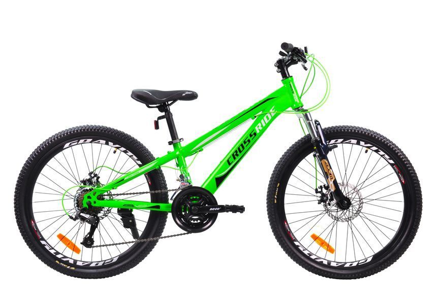 Велосипед Crossride Skyline 24", 11", Зелений 02391 фото