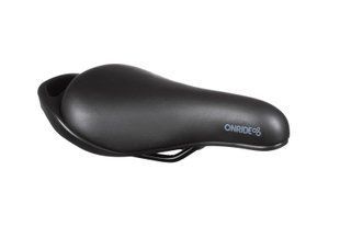 Сідло ONRIDE Vector, сталеві рамки, 247х143 мм, дитяче, чорний 2526116105086 фото