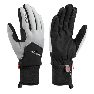 Рукавички гірськолижні LEKI Nordic Thermo Lady white-black-charcoal 7,5 643 916201 075 фото