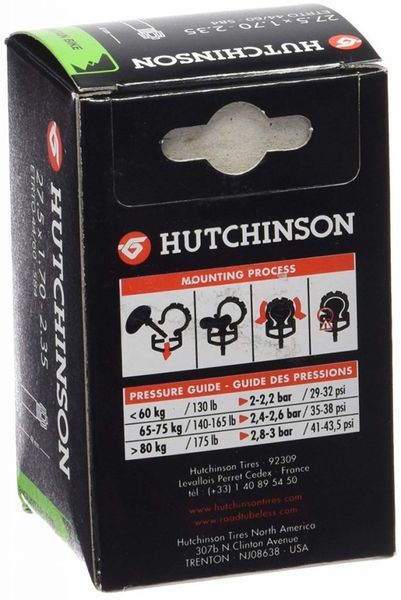 Камера Hutchinson 27.5″х1.70-2.35 AV ST, 48 мм CV657301 фото
