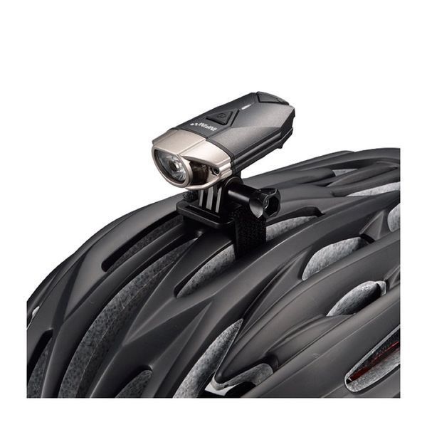 Світло переднє Infini Super Lava USB I-263P, 300Lm, 3W, 4F, чорний/титан, кріплення на шолом 455027 фото