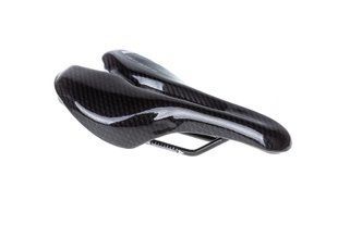 Седло TW SD-911TWL, с отверстием и встроенным светом, 260х160 мм, черное 6936116102107 фото