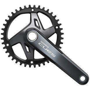 Шатуны Shimano FC-U8000-1, CUES, встроенная ось, 175мм, 40з, 9-11-шв. EFCU80001EXB0X фото