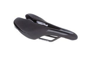 Седло TW SD-LT911WL, с отверстием и встроенным светом, 260х160 мм, черное 6936116102109 фото