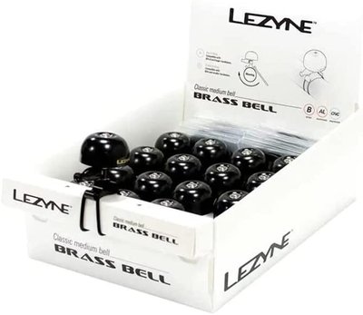 Набор звоноков Lezyne CLASSIC BRASS M BELL BOX Черный 4712805 992621 фото
