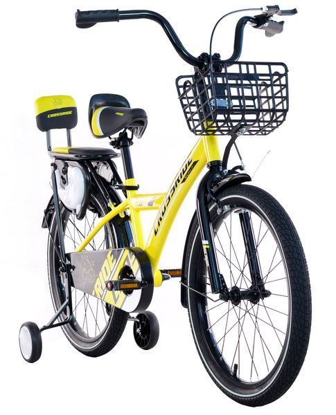 Велосипед CROSSRIDE BMX ST DOLFIN 20", Жовтий 0581 фото