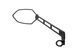 Дзеркало ONRIDE Amulet 20 HD light, на кермо, ліве 2526116104425 фото 1