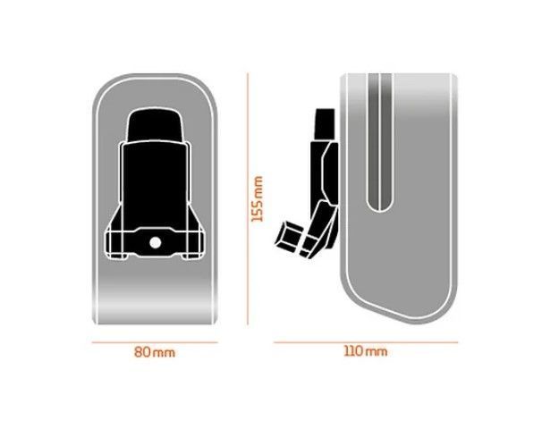 Подседельная сумка на магнитах FIDLOCK PUSH saddle bag 600мл, черный 4251207 400575 фото