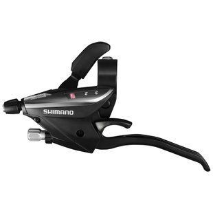 Гальмівна ручка/шифтер (моноблок) Shimano ST-EF65, лівий, 3-шв, чорий, ОЕМ STEF602LSBL фото