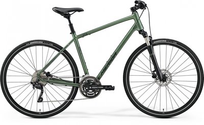 Велосипед MERIDA CROSSWAY 300, L (55), MATT FOG GREEN (DARK GREEN) A62211A 01263 фото
